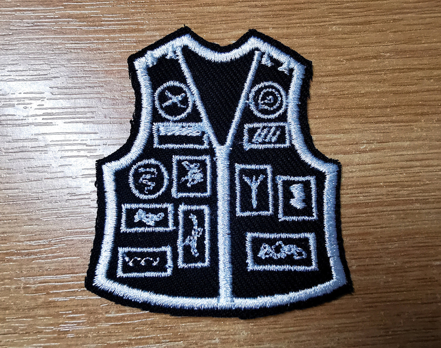 Battle Jacket Embroidered Patch Jacket Parody Death Metal Black Metal Patch Thrash Metal Viking