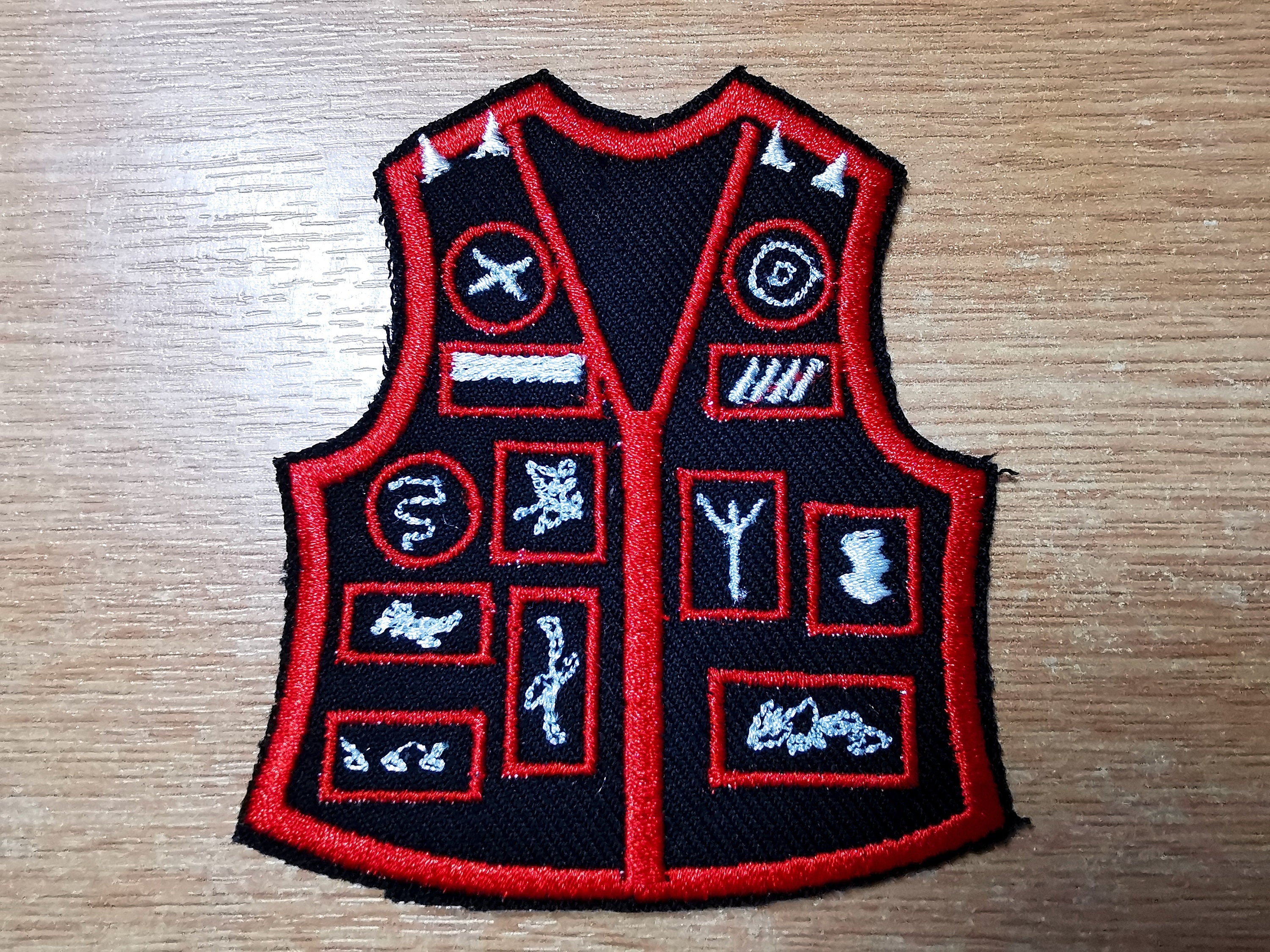 Battle Jacket Embroidered Patch Jacket Parody Death Metal Black Metal ...