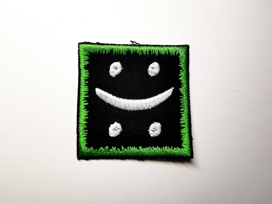 Bipolar Disorder Iron On Embroidered Patch Subtle Symbol for Vibrant Aqua Disability and Mental Health Awareness