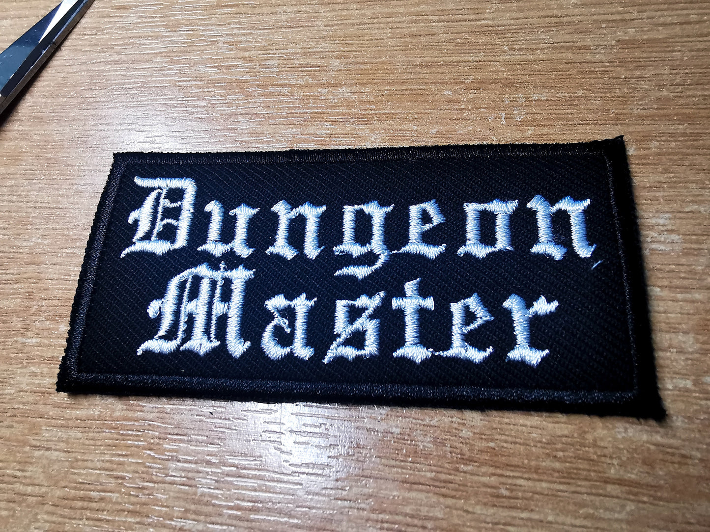 Dungeon Master RPG Patch Tabletop Dungeon Synth and Fantasy Role-Play Embroidered Iron On