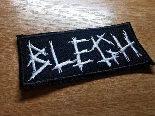 Blegh Metalcore Embroidered Patch Metal Breakdown Emo