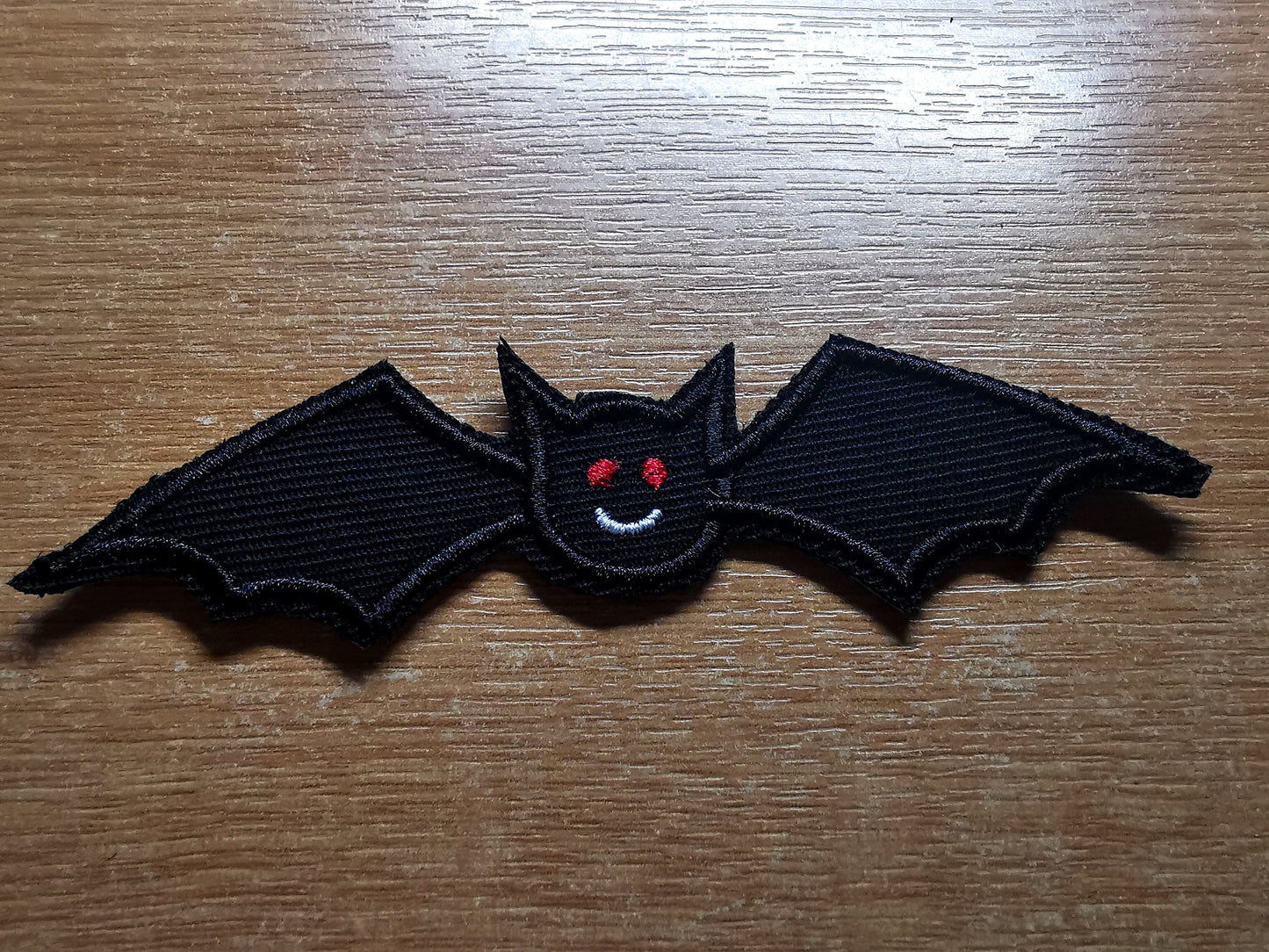 Bat Embroidered Patch Gothic Hand-Cut Halloween Iron on or Sew on Spooky