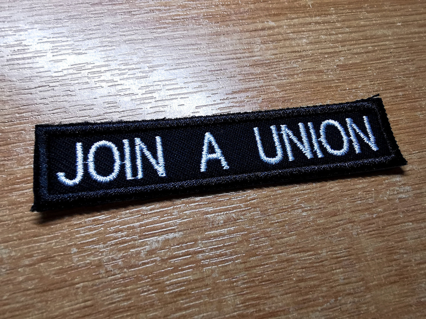 Join a Union Embroidered Iron On Patch Politics Punk Workers Labour Great Resignation