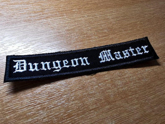 Game Master RPG Patch Tabletop Dungeon Synth and Fantasy Role-Play Embroidered Iron On