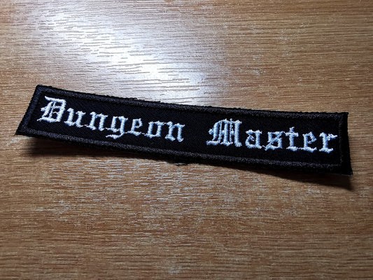 Game Master RPG Patch Tabletop Dungeon Synth and Fantasy Role-Play Embroidered Iron On