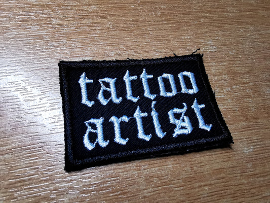 Tattoo Artist Embroidered Patch