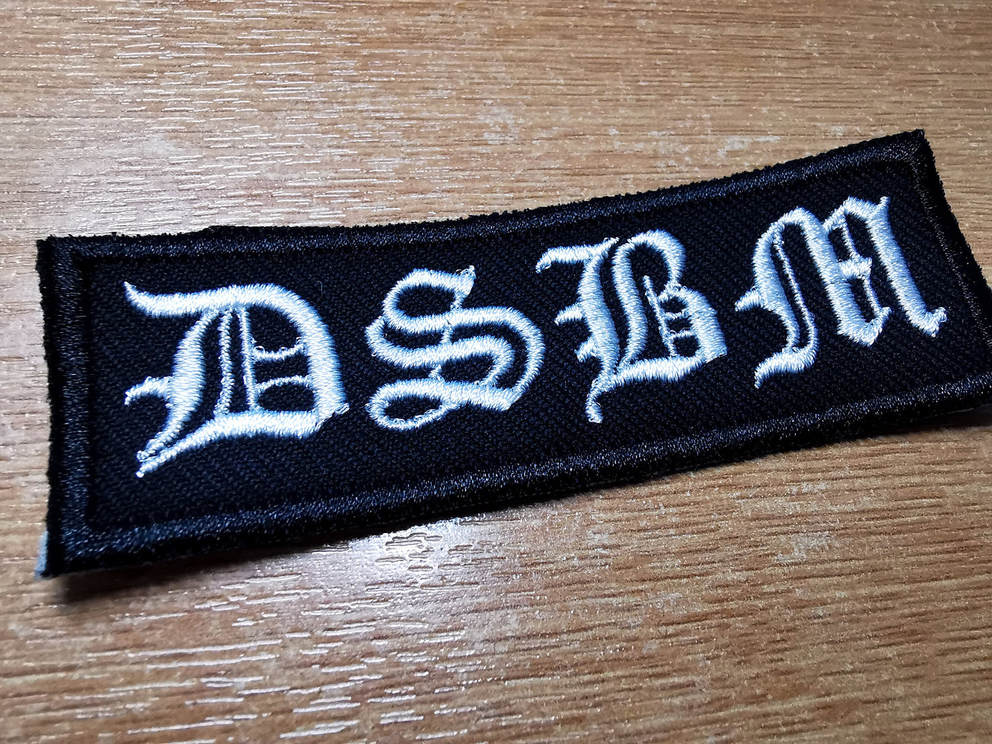 Depressive Black Metal Embroidered Patch DSBM Thy Light Iron on Patch