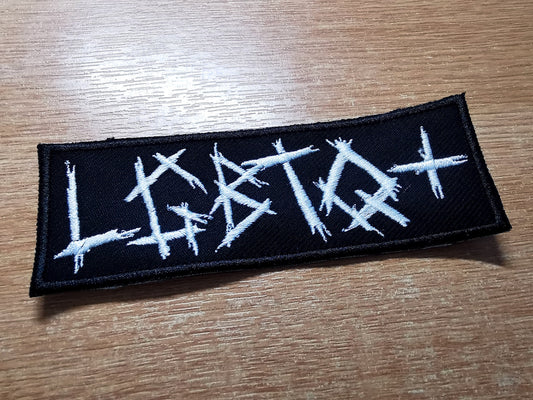 LGBTQ+ Black Metal Iron On Patch Pride Embroidered