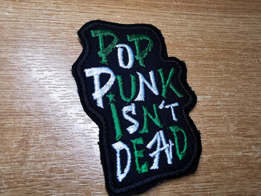 Pop Punk Isn't Dead Embroidered Iron On Patch Pop Punk 2022 Revival MGK Yung