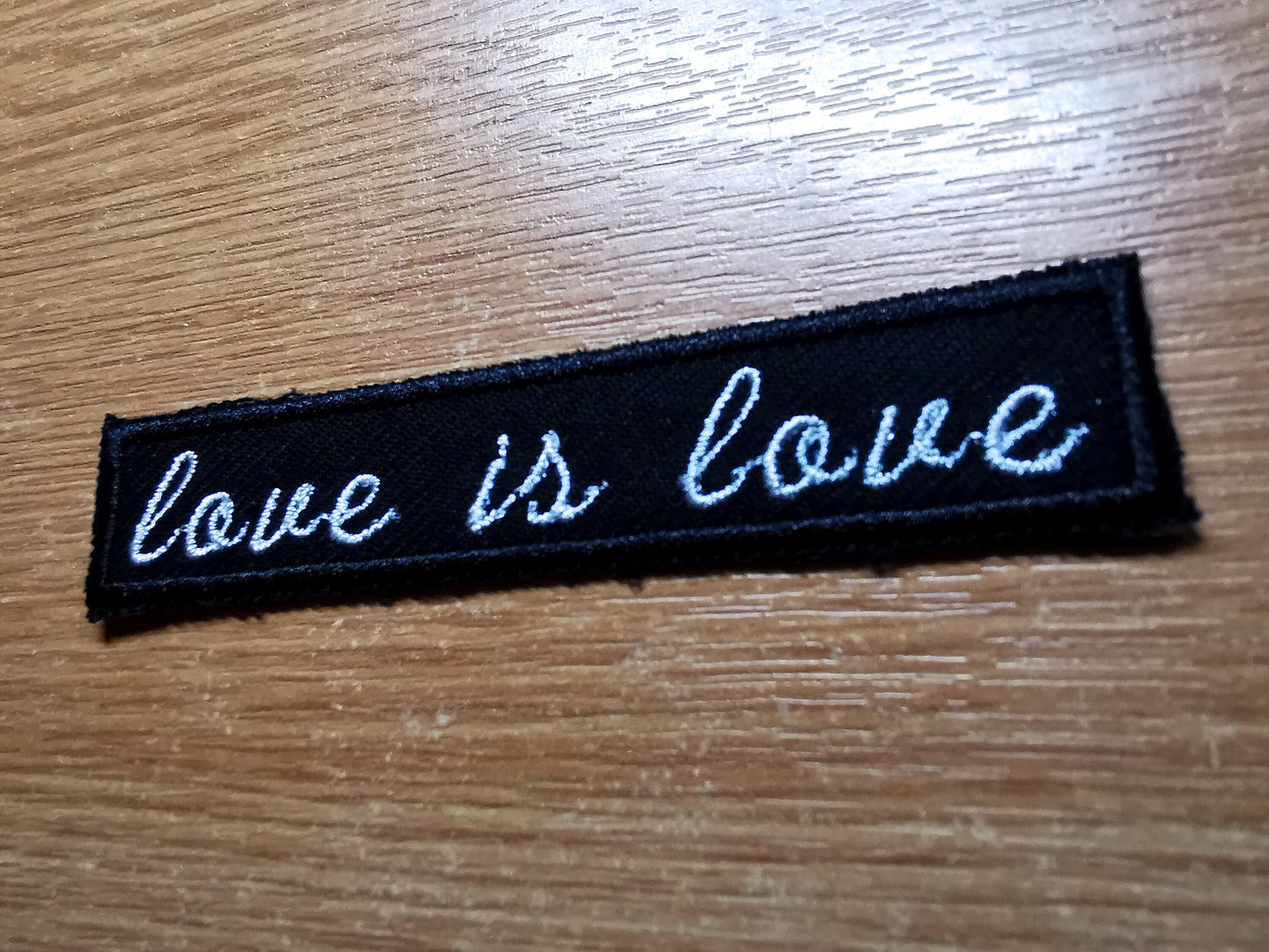 Love is Love Small Iron On Embroidered Patch LGBTQ+ Patches