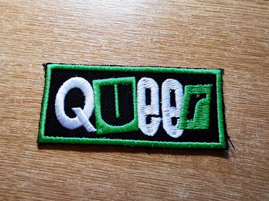 Queer Punk LGBTQ+ Iron On Patch Pride Embroidered Patches