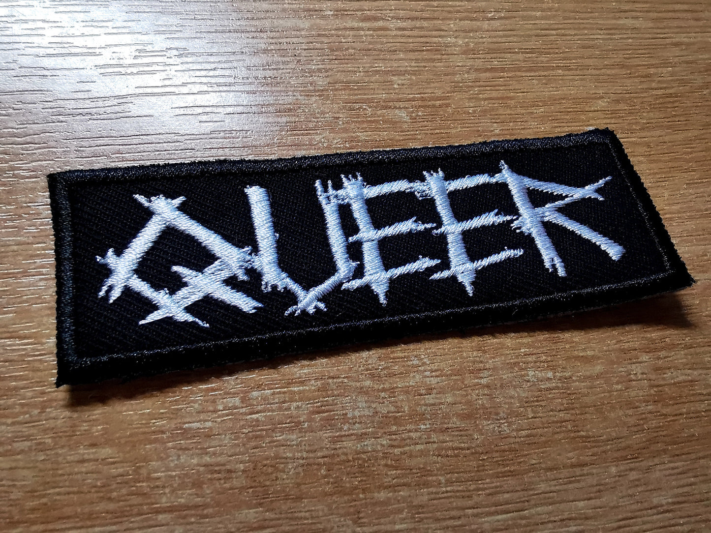 Queer Punk Metal Rainbow LGBTQ+ Iron On Patch Pride Embroidered Patches