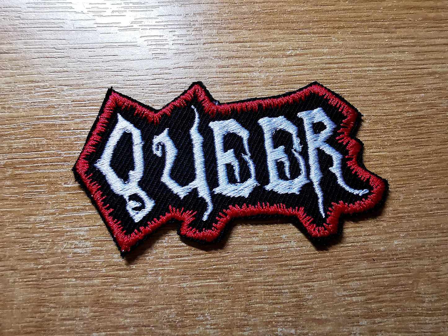 Queer Gothic LGBTQ+ Iron On Patch Pride Embroidered Patches