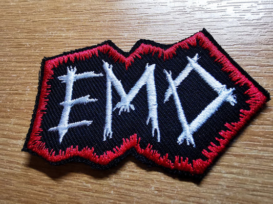 Emo Embroidered Patch Pop Punk Metalcore 00s Culture Throwback