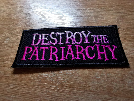 Resist VERY SMALL Iron on Embroidered Patch Anarchist Politics Feminis –  socialrebellionpatches