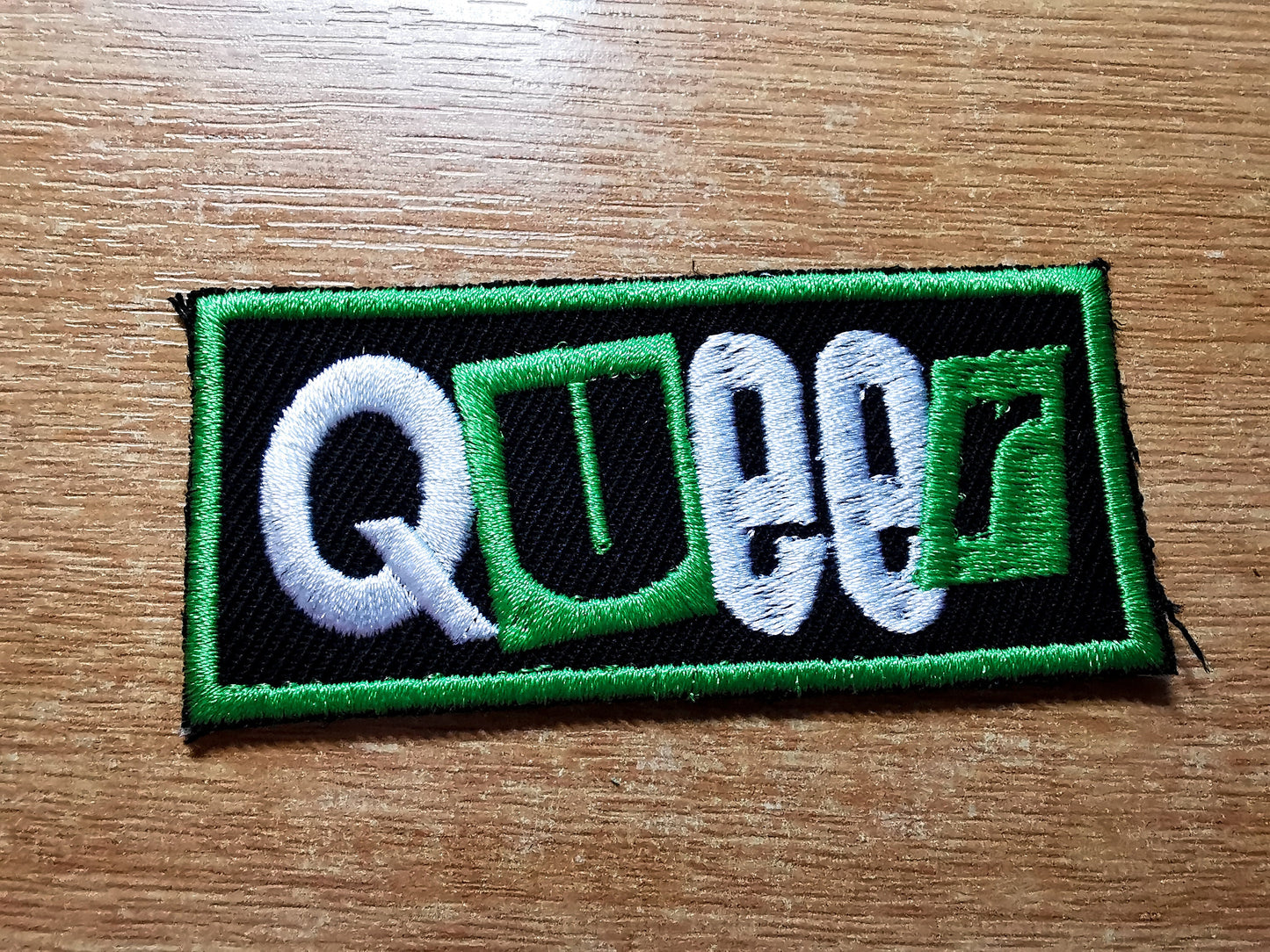 Queer Punk LGBTQ+ Iron On Patch Pride Embroidered Patches