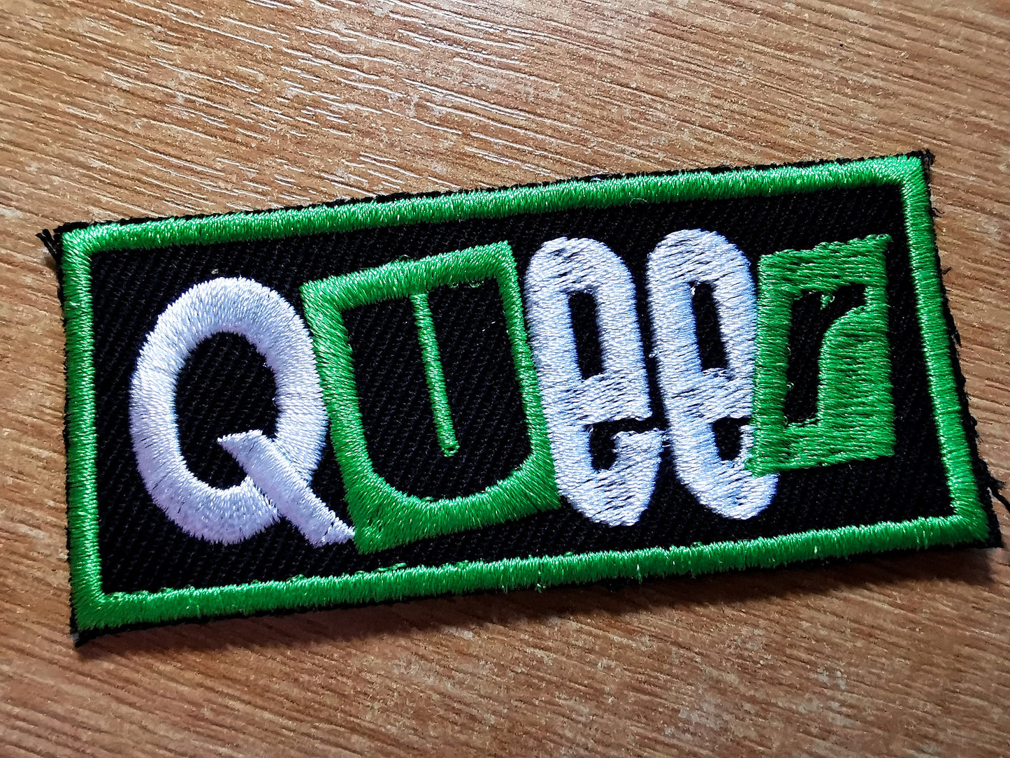 Queer Punk LGBTQ+ Iron On Patch Pride Embroidered Patches