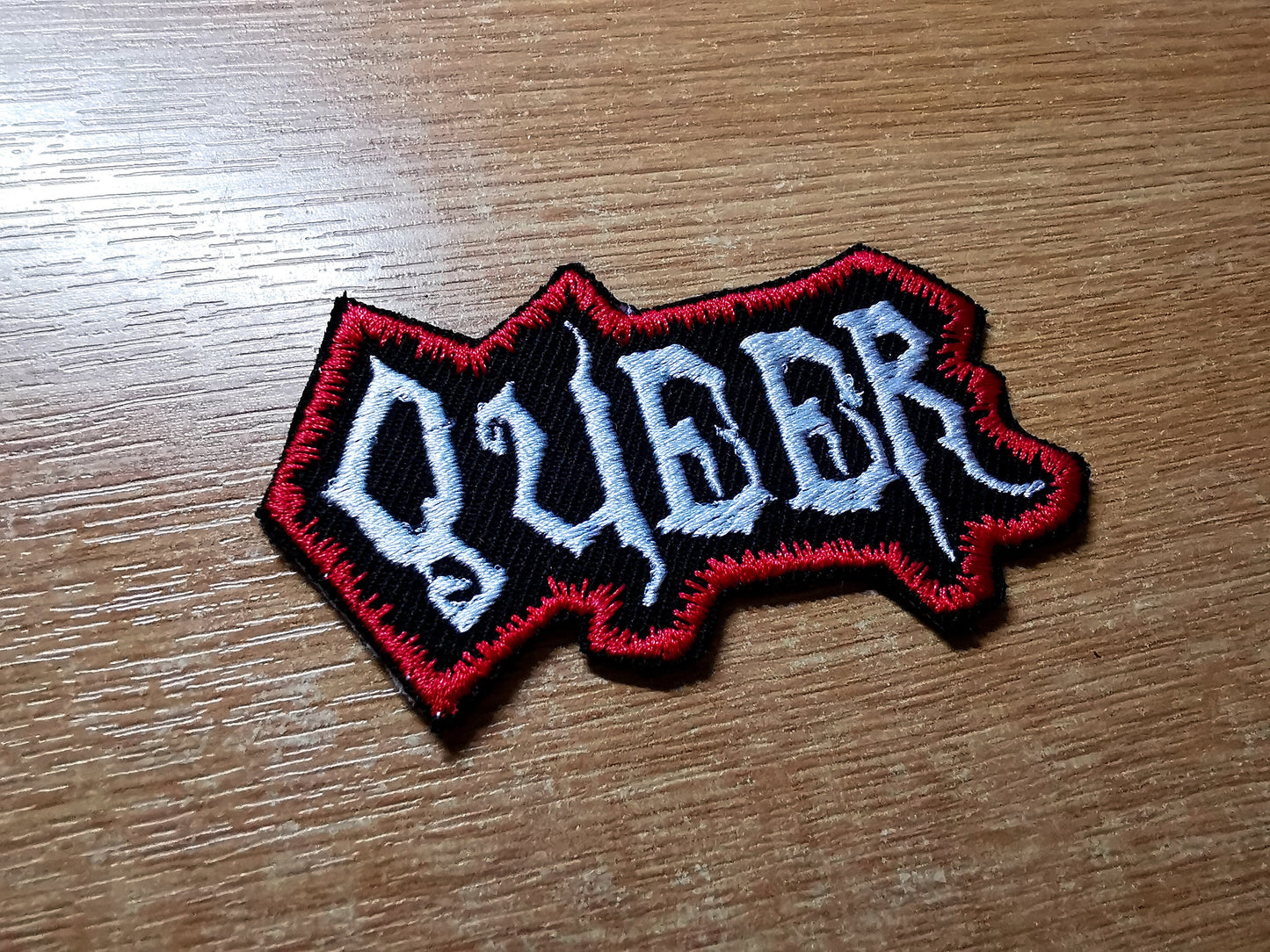 Queer Gothic LGBTQ+ Iron On Patch Pride Embroidered Patches