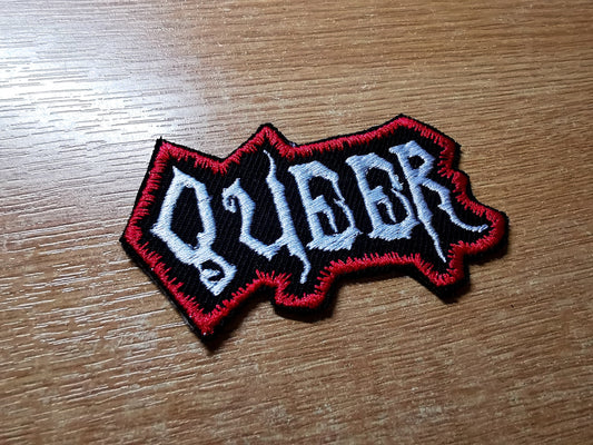 Queer Gothic LGBTQ+ Iron On Patch Pride Embroidered Patches