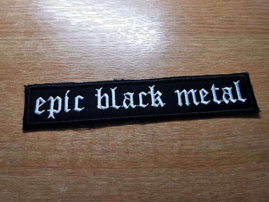 Epic Black Metal Embroidered Patch Caladan Brood Summoning Iron on Patch