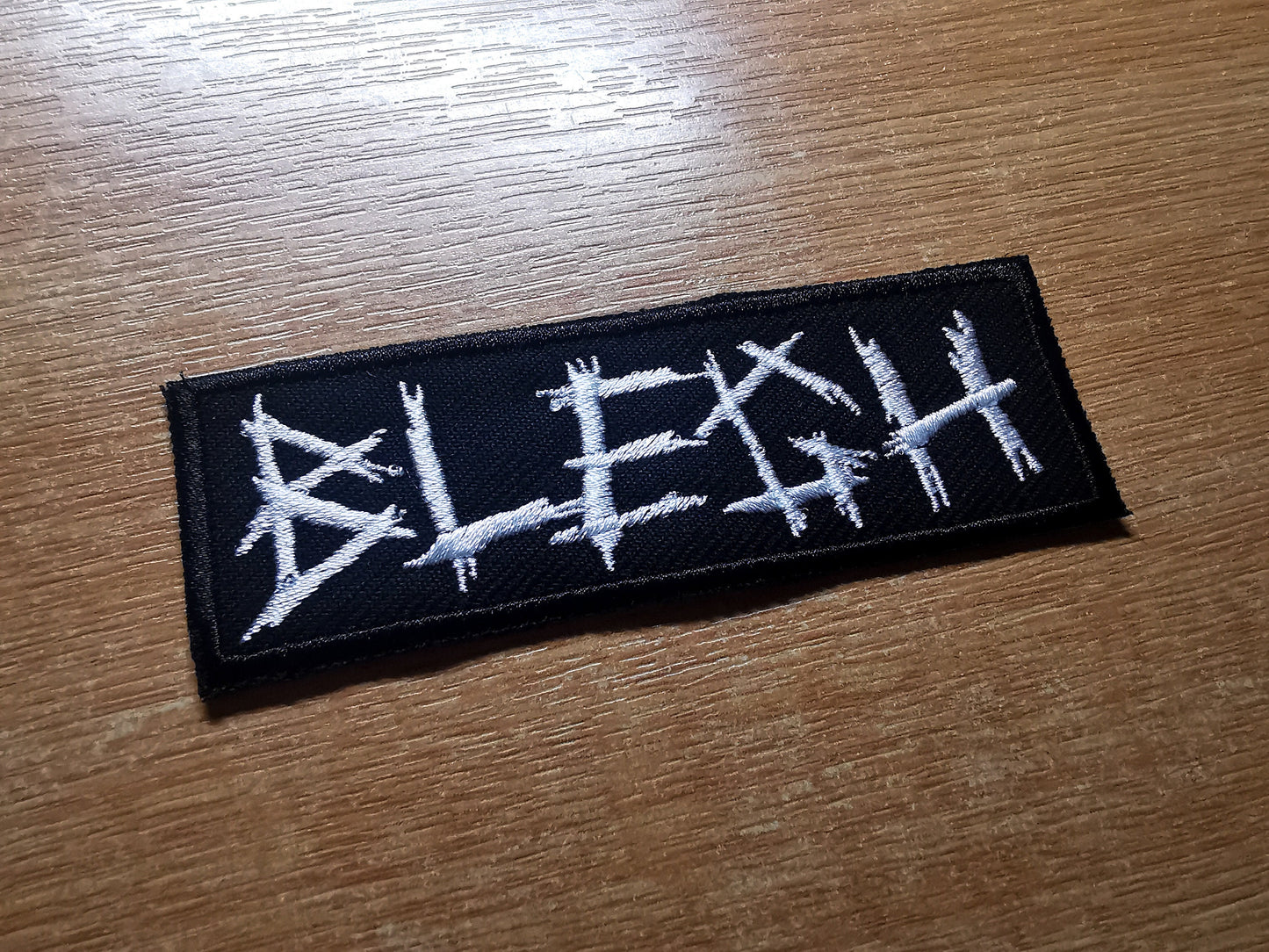 Blegh Metalcore Embroidered Patch Smaller Metal Breakdown Emo