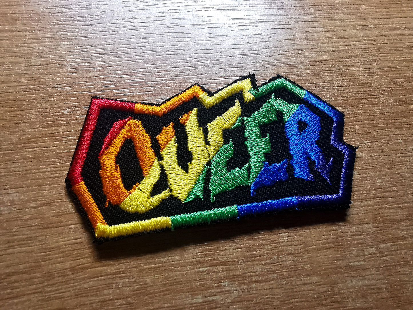 Queer Rainbow Punk LGBTQ+ Iron On Patch Pride Embroidered Patches