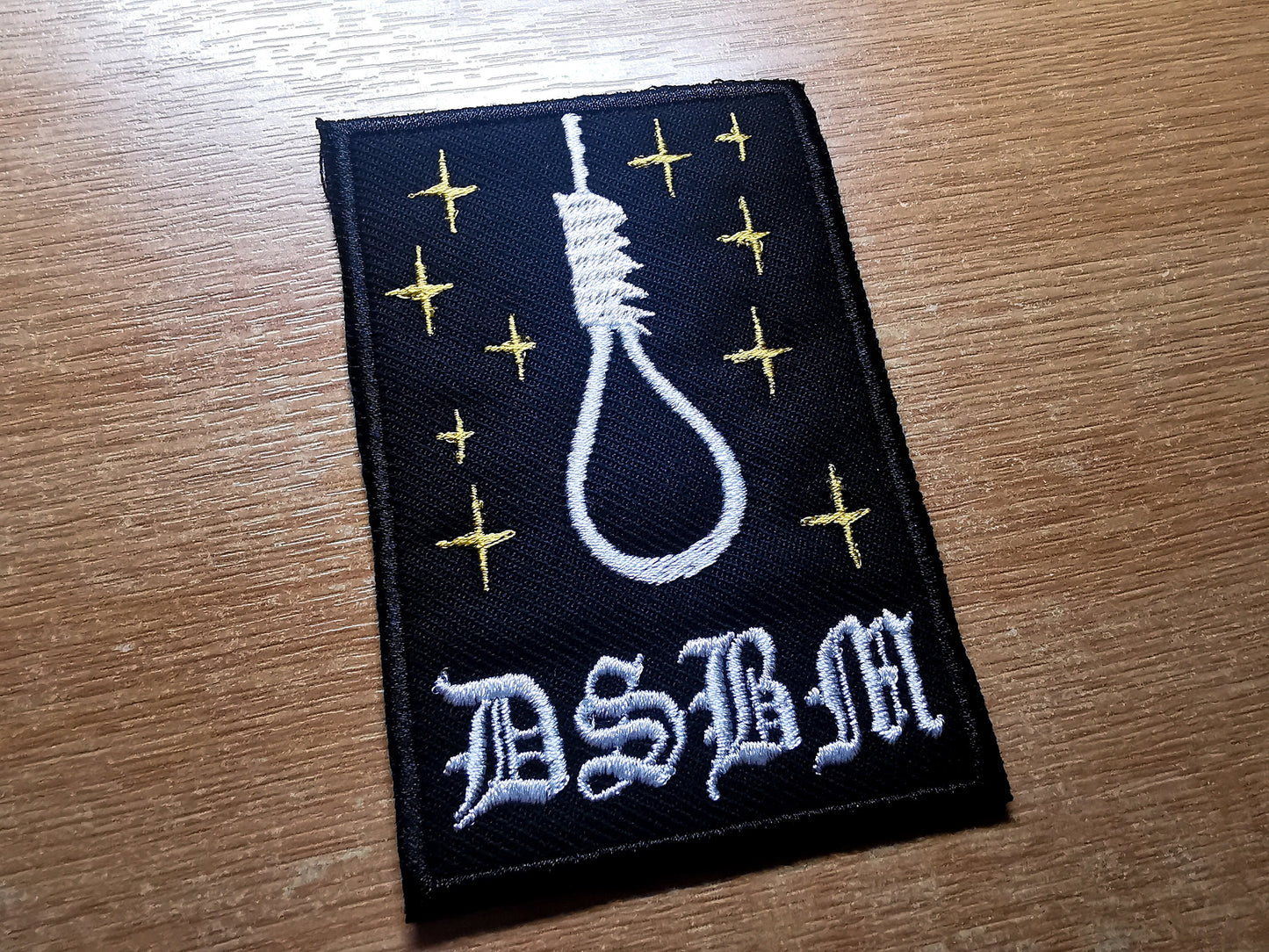 Depressive Black Metal Embroidered Patch DSBM Thy Light Iron on Patch