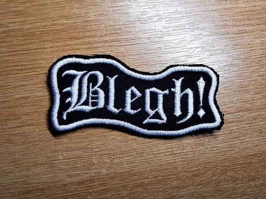 Blegh Metalcore Embroidered Patch Smaller Metal Breakdown Emo