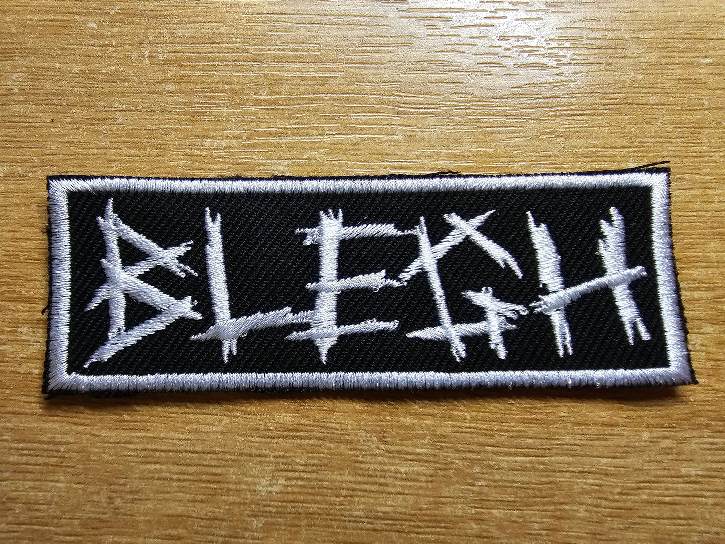 Blegh Metalcore Embroidered Patch Smaller Metal Breakdown Emo