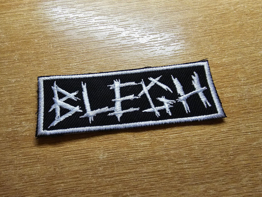 Blegh Metalcore Embroidered Patch Smaller Metal Breakdown Emo