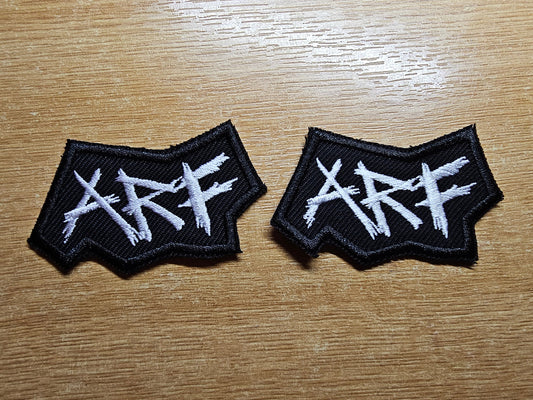 Arf Arf Blegh Metalcore Embroidered Patch Metal Breakdown Emo