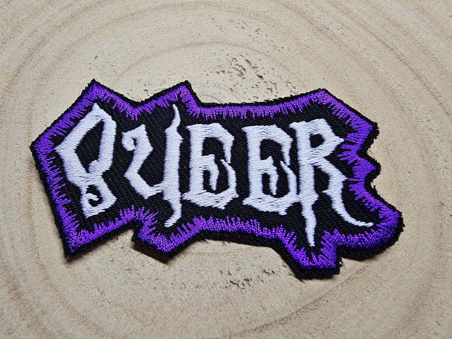 Queer Gothic LGBTQ+ Iron On Patch Pride Embroidered Patch Purple