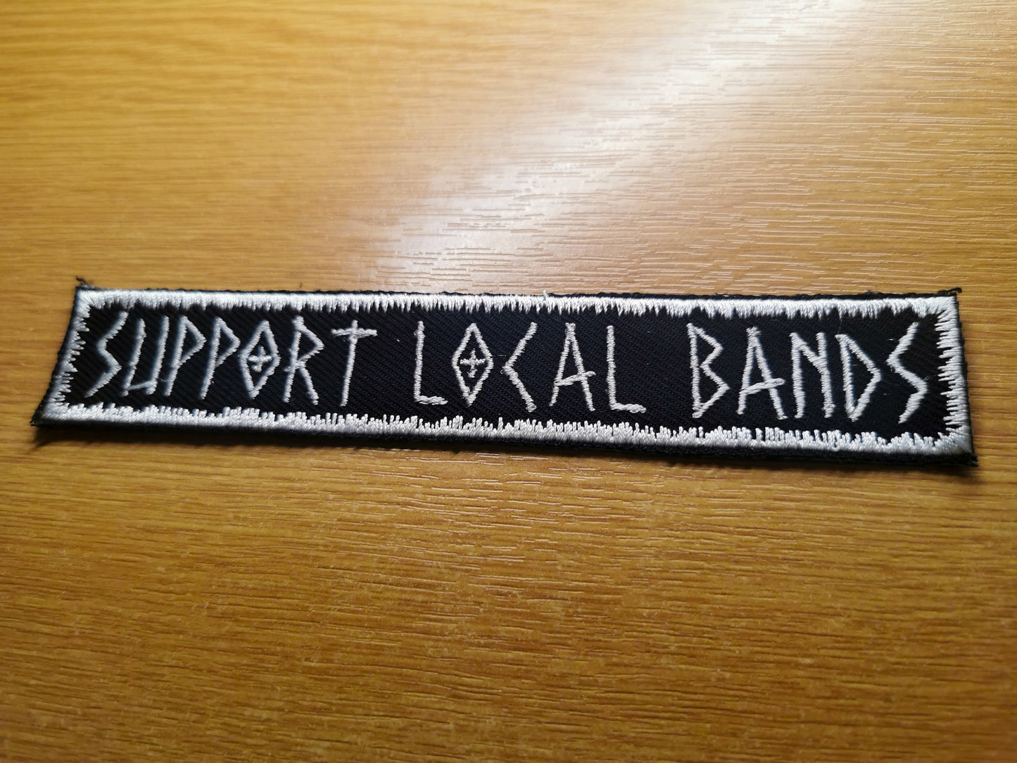 Support Local Bands Embroidered Patch